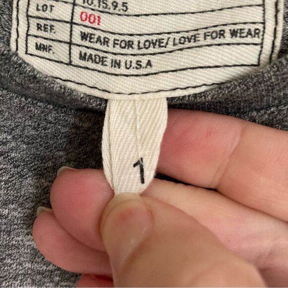 Current/Elliott Women’s 3/4 sleeve tee dress in Heather gray size small (1) GUC! - Picture 4 of 11